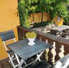 Sulamith Ferienhaus mit blick auf die sonnen Terrasse